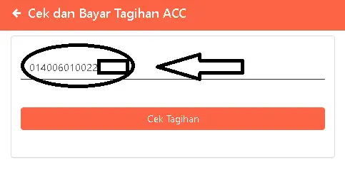 Masukkan ID Pelanggan