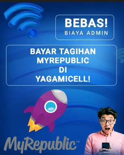 Cek dan bayar tagihan MyRepublic di Yagami Cell